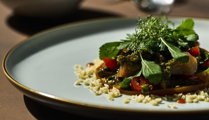 Plated dish