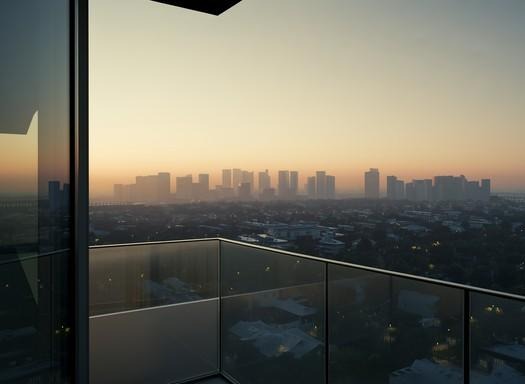 City view balcony