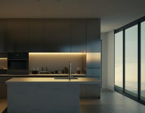 Modern kitchen interior